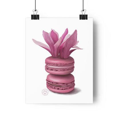 Magnolia Macarons Art Print